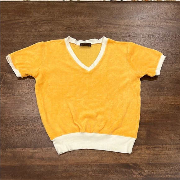 Yves Saint Laurent Terry Cloth Top - Picture 1 of 4